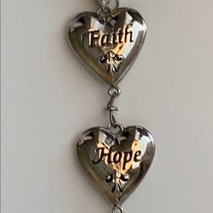 Metal scripture hanging